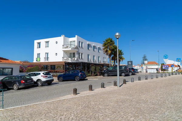Het Mareta Beach House Onder Blauwe Hemel Sagres Portugal — Stockfoto