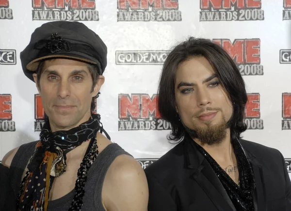 Der Sänger Perry Farrell Und Gitarrist Dave Navarro Von Jane — Stockfoto