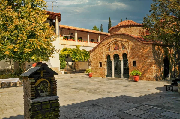 Secret School Area Pendeli Athens Greece Great Monastery — Stock Photo, Image