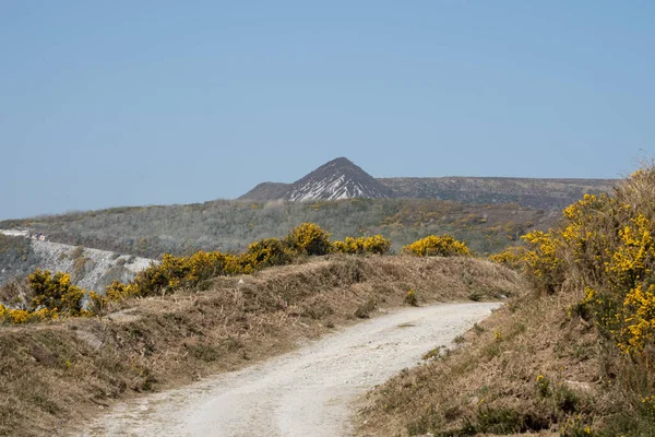 Hedendaagse Porselein Kleiwinning Bij Wheal Martyn Greensplat Gezien Vanuit Het — Stockfoto