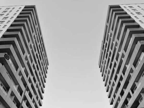 Exterior View Symmetric Buildings Stockholm Sweden — Stock Photo, Image