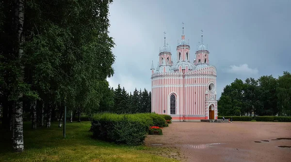 Kostel Chesme Petrohradě Rusko — Stock fotografie