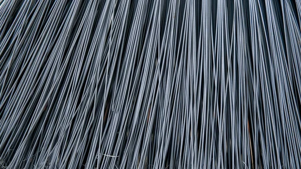 Close Abstract Shot Gray Broomsticks — Stock Photo, Image