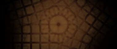 Dijital Oluşturulmuş Güzel Simetrik Dönen Fraktal Dinamik Enerji Hatları ve Pürüzsüz Renkler