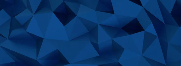 Рендеринг Абстрактного Синего Кристалла Фона Обоев — стоковое фото