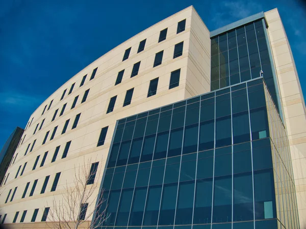 Beautiful View Modern Glass Building Johnson County Courthouse Olathe Kansas — Stock Photo, Image