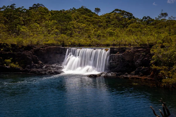 Madeleine Waterfalls Lakes River Riviere Des Lacs New Caledonia — Stock Photo, Image