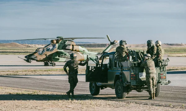 Ejército Todoterreno Suv Operación Especial Del Ejército Español Santana Aníbal —  Fotos de Stock