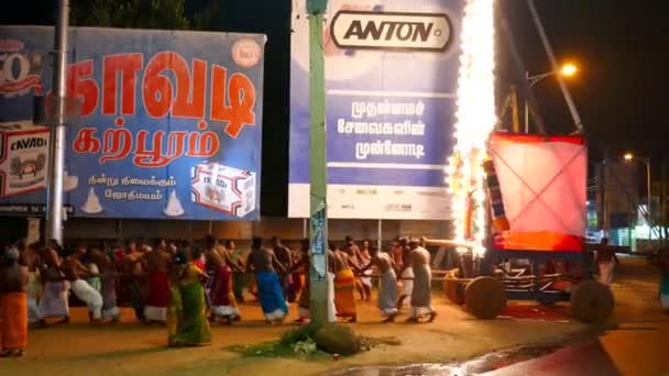 Tamil Fesztivál Legtöbb Időpontja Tamil Naptáron Alapul Pongal Puthandu Chitra — Stock videók