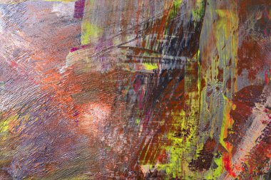 Renkli soyut bir tuval doku arkaplanı veya duvar kağıdı