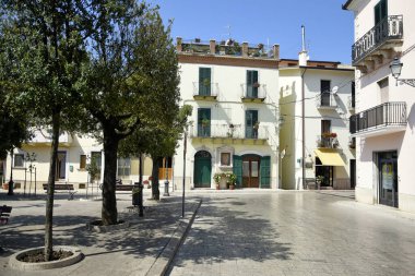 Galdo 'da San Bartolomeo' da bir caddeye yakın çekim