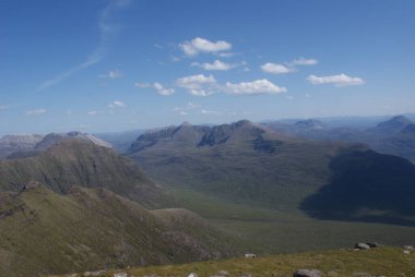 İskoçya 'da dağlık bir manzara