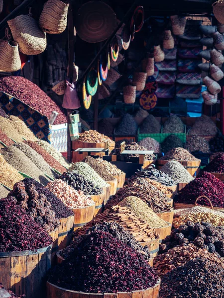 Een Markt Vol Kruiden Aswan — Stockfoto