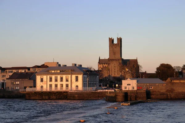 Una Hermosa Vista Catedral Santa María Junto Mar Limerick City —  Fotos de Stock