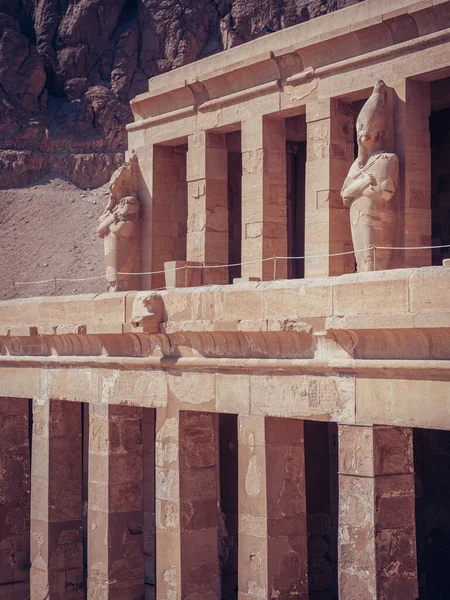 Closeup Shot Mortuary Temple Hatshepsut Egypt — Stock Photo, Image