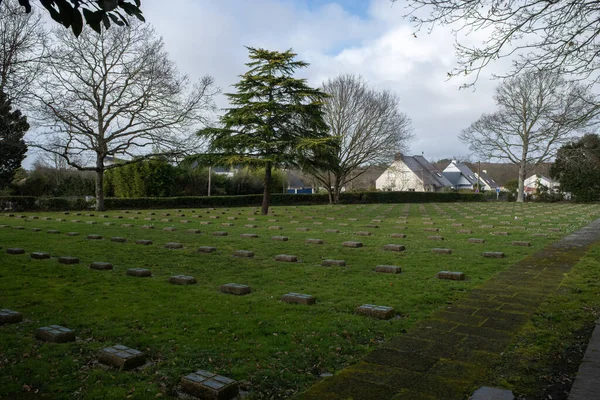 Pornichet Teki Alman Askeri Mezarlığı Burada Toplam 4836 Alman Savaş — Stok fotoğraf