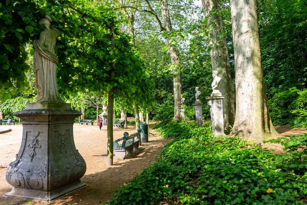 Una Vista Panoramica Del Parco Bruxelles Belgio Europa — Foto Stock