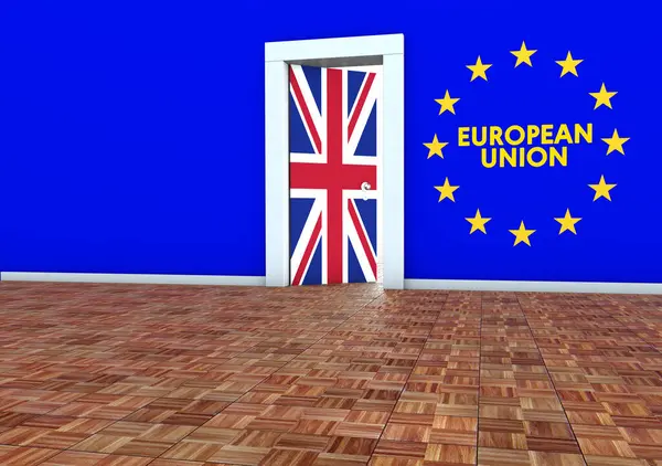 Concept Union Européenne Royaume Uni Brexit Britannique — Photo