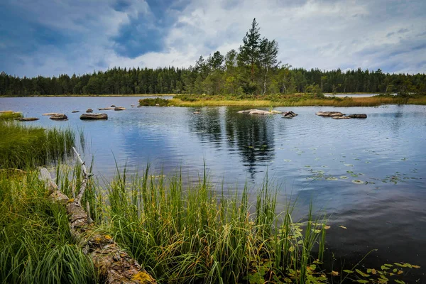有阳光的瑞典王国美景 — 图库照片