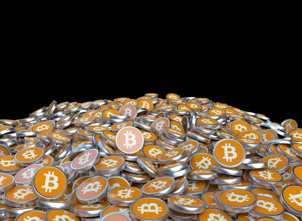 Minería Criptomoneda Bitcoin Moneda Del Futuro — Foto de Stock