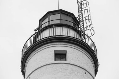 Michigan 'da bir deniz fenerine yakın çekim