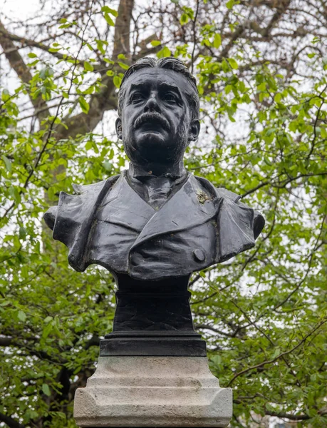 Busto Del Memoriale Arthur Sullivan William John Nel Victoria Embankment — Foto Stock