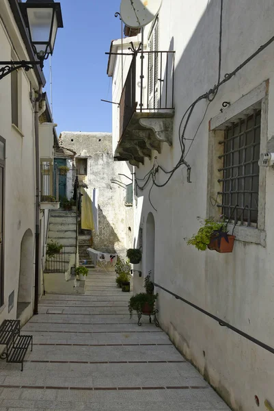 Une Rue Grumento Nova Village Dans Région Basilicate Italie — Photo
