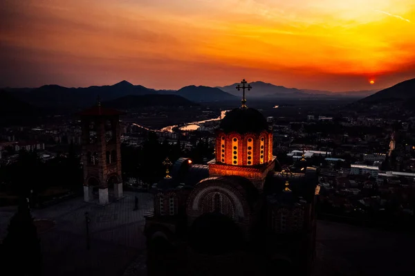 Kutsal Bakire Annunciation Kilisesi Nin Trebinje Bosna Hersek Teki Hercegovachka — Stok fotoğraf