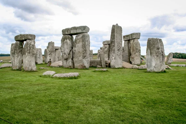 Uma Bela Foto Monumento Histórico Stonehenge Salisbury Plains Reino Unido — Fotografia de Stock