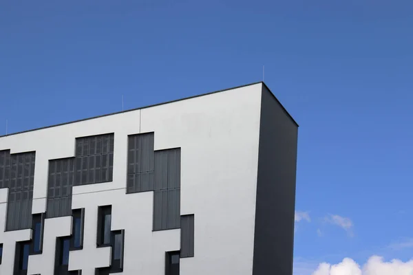 Primer Plano Edificio Moderno Universidad Viena Economía Negocios Austria — Foto de Stock