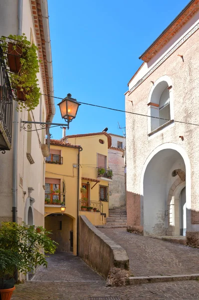 Uma Rua Rivello Uma Aldeia Região Basilicata Itália — Fotografia de Stock