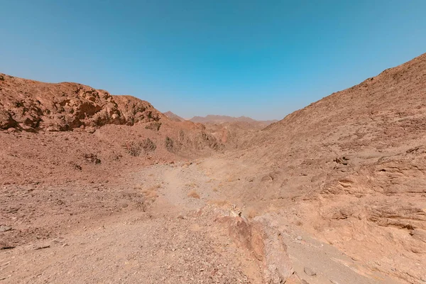 Udsigten Tørre Klipper Bjerge Sinai Egypten - Stock-foto