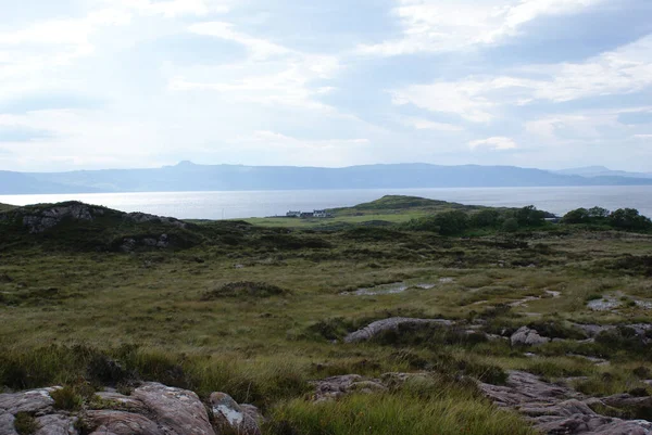 Прекрасним Краєвидом Озера Горах Шотландія — стокове фото