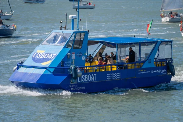 Båttur Tagusfloden Med Företaget Lisboat — Stockfoto