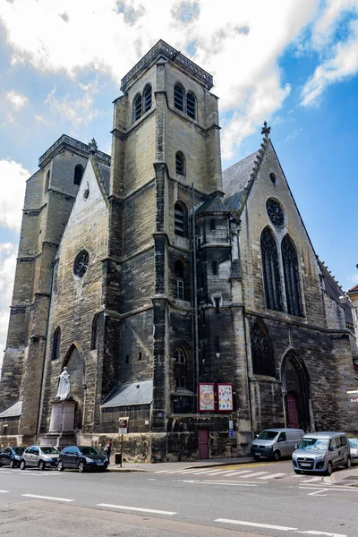 Eine Schöne Aufnahme Des Historischen Dijon Burgund Theaters Vor Blauem — Stockfoto