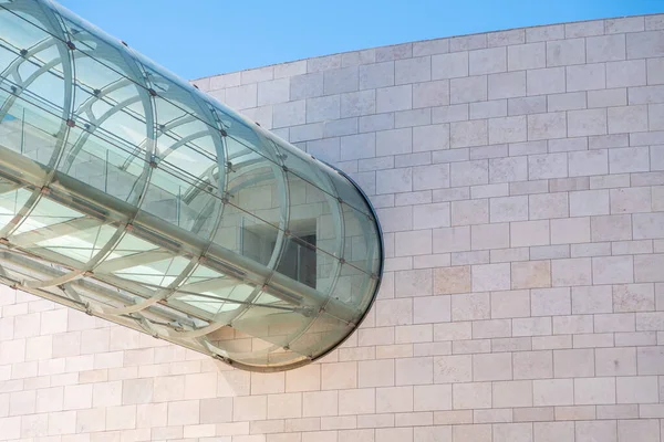 Uma Bela Fotografia Arquitectura Edifício Fundação Champalimaud Lisboa Portugal — Fotografia de Stock