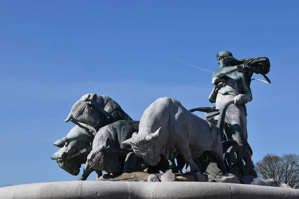 Una Escultura Histórica Copenhague Dinamarca — Foto de Stock