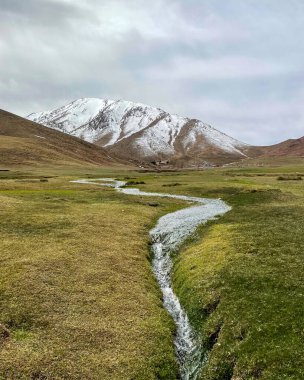 Fas 'ın güzel manzarası, Marakeş şehrinin etrafındaki Oukainden.