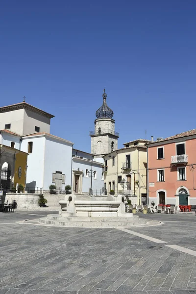 Ein Platz Sepino Einem Dorf Der Region Molise Italien — Stockfoto