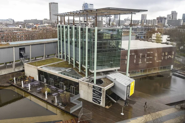 Vstupní Vnější Fasáda Het Nieuwe Instituut Architektury Muzeum Kulturní Centrum — Stock fotografie