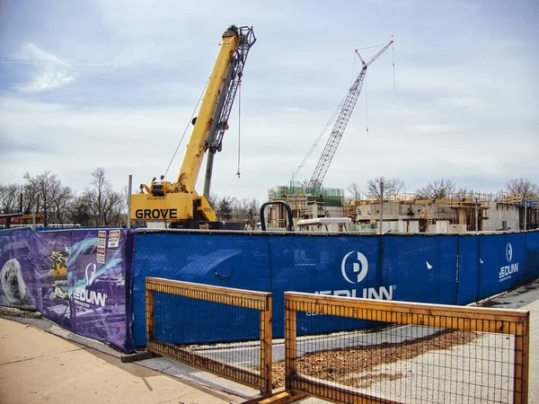 カンザスシティ動物園の水族館建設進捗状況 — ストック写真