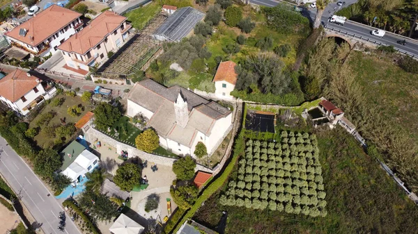 Aerial View Buildings Greenery Riva Del Garda Italy — Stock Photo, Image