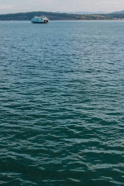 Barco Balsa Puget Som Pacífico Noroeste Oceano Mar Água — Fotografia de Stock