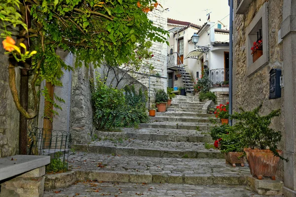 Eine Nahaufnahme Einer Engen Straße San Marco Dei Cavoti — Stockfoto