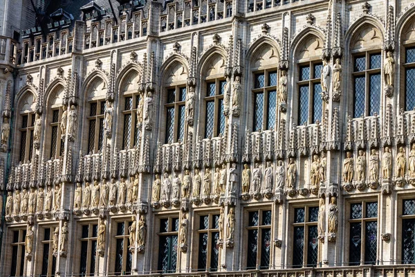 Perspective Details Brussels Town Hall — Stock Photo, Image