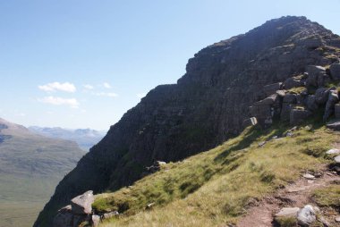 İskoçya 'da dağlık bir manzara