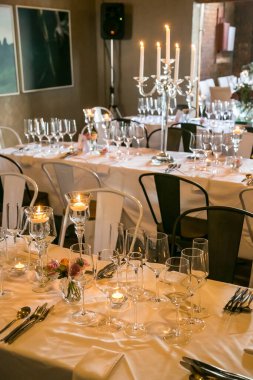 Johannesburg, Güney Afrika 'da eski bir restoran restoranında iç dekorasyon.