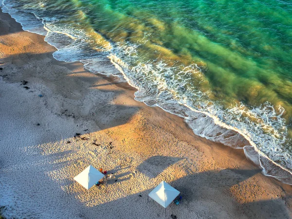 Високий Кут Кадру Пляжу Веро Флориді — стокове фото