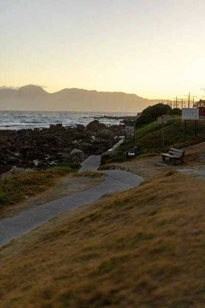 Vue Verticale Beau Paysage James Kalk Bay Muizenberg Cape Town — Photo