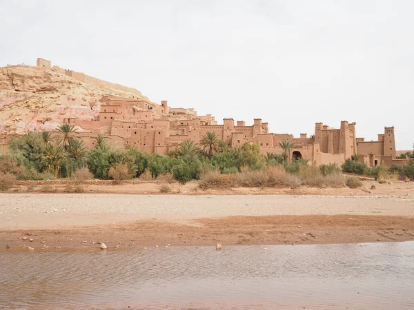 Μια Θέα Από Τον Ποταμό Ait Ben Haddou Ouarzazate Μαρόκο — Φωτογραφία Αρχείου